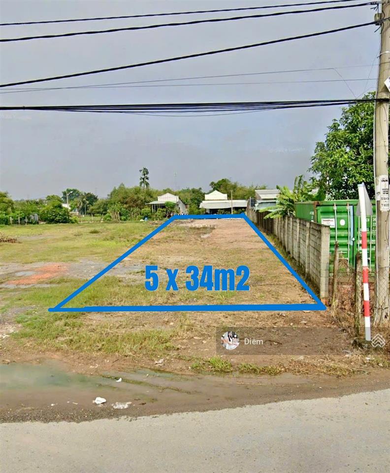 Bán lô 170m2 đất giá 1 tỷ đ. nguyễn thị rành gần bệnh viện đa khoa củ chi & kcn tây bắc, sổ riêng