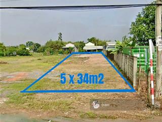 Bán lô 170m2 đất giá 1 tỷ đ. nguyễn thị rành gần bệnh viện đa khoa củ chi & kcn tây bắc, sổ riêng