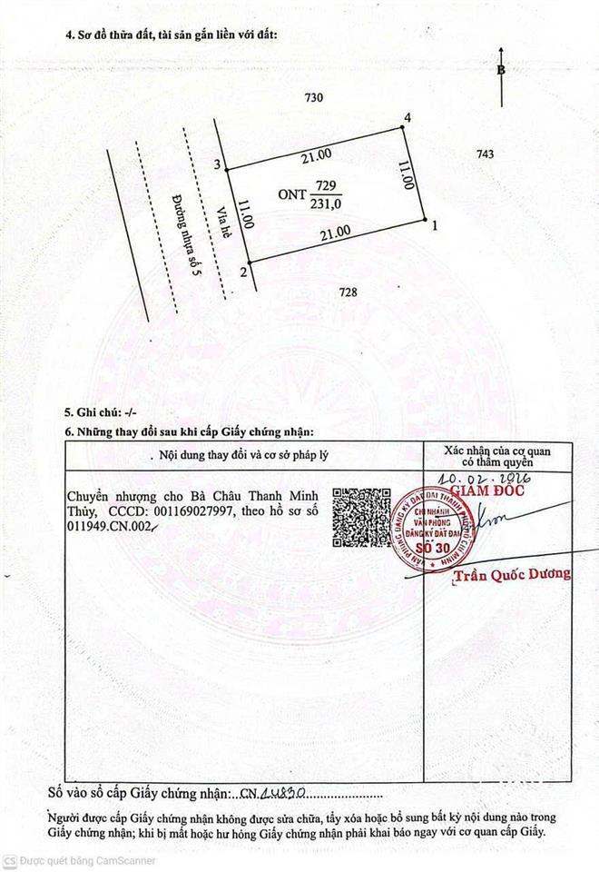 Bán đất 239m2, 3,3 tỷ tại định hiệp, dầu tiếng, bình dương
