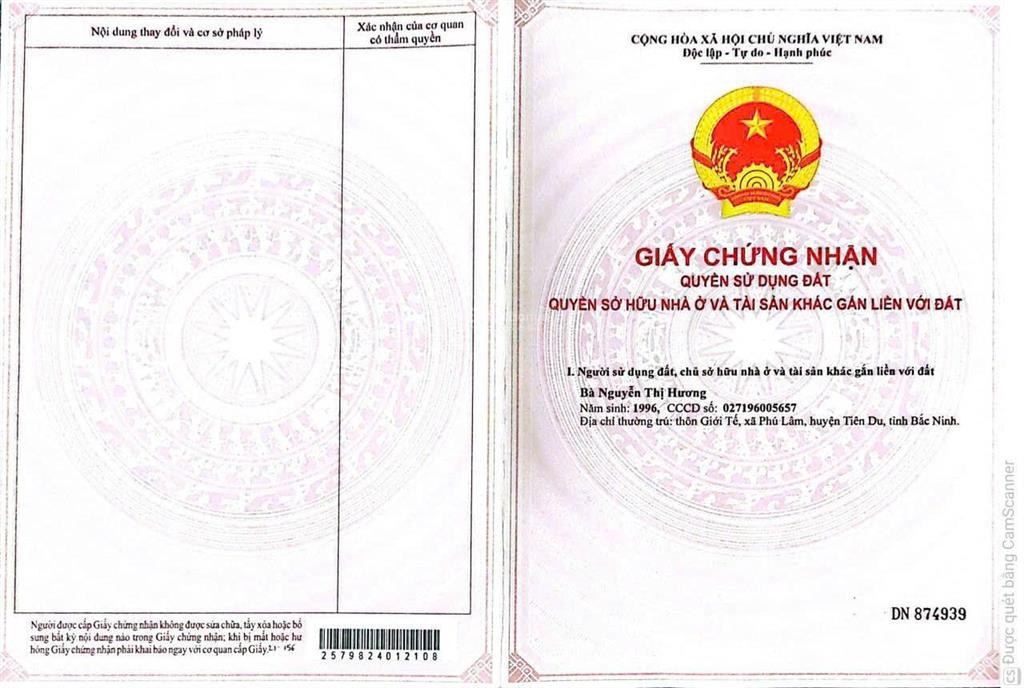 Bán đất siêu hot tại định hiệp, 231 m2 full thổ cư