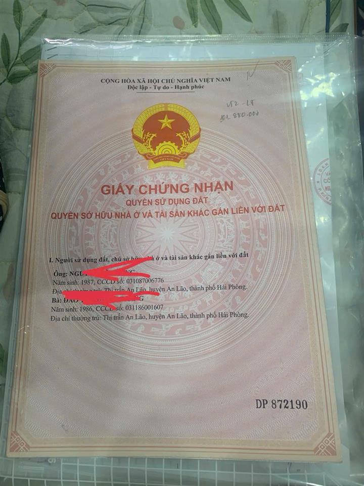 CHÍNH CHỦ CẦN BÁN ĐẤT THƯỢNG TRANG – BÁT TRANG, AN LÃO, HẢI PHÒNG