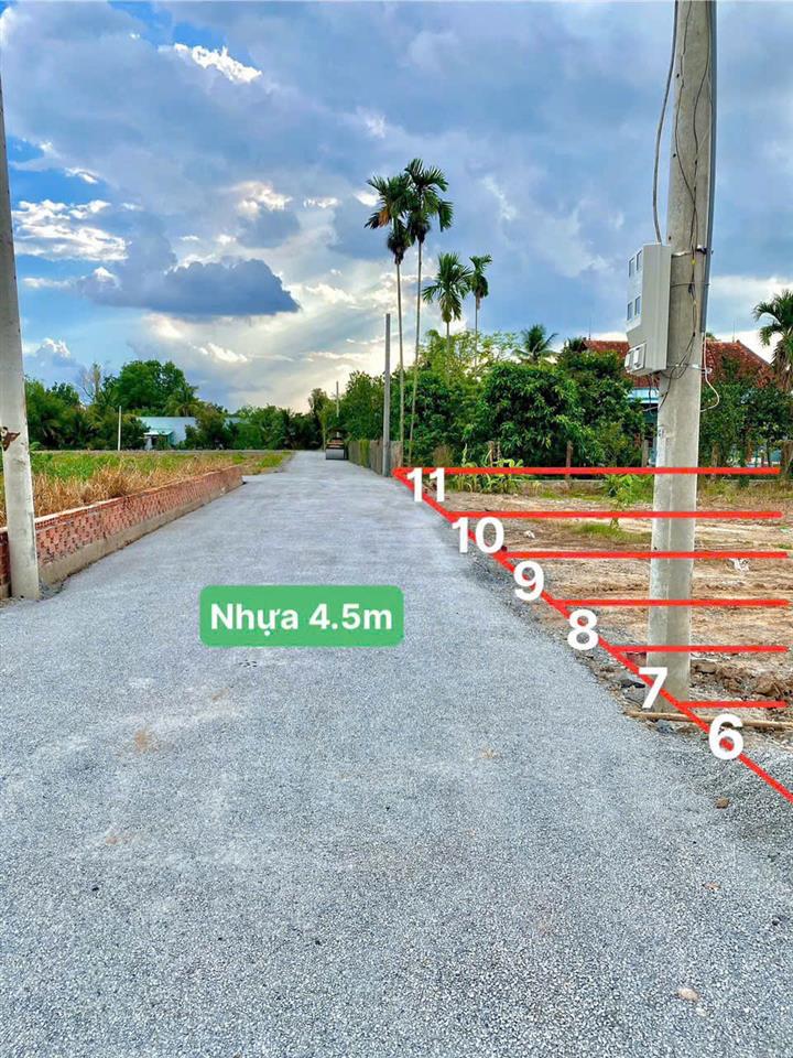 BÁN GẤP 10 LÔ ĐẤT Ở ĐÔ THỊ – MẶT TIỀN ĐƯỜNG NHỰA 6M