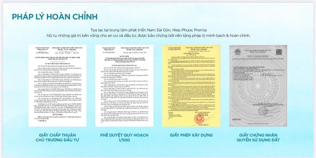 HIỆP PHƯỚC PREMIA – NỀN ĐẸP GIÁ TỪ 1,79 TỶ  GIÁP NHÀ BÈ