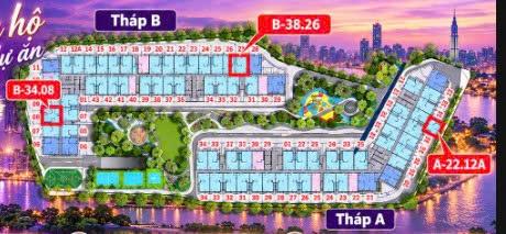 CHÍNH CHỦ SANG NHƯỢNG THE GIO RIVERSIDE – CĂN 2PN, VIEW LANDMARK 81, GIÁ 3,2 TỶ