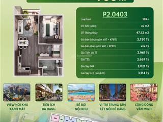 1pn+ view nội khu công viên & bể bơi mức giá dễ tiếp cận nhất the parkland