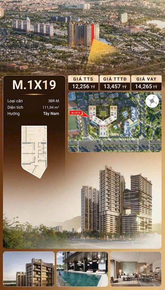 Bán căn 3 ngủ view sông hồng cuối cùng mik khai sơn, thang máy riêng tới từng căn hộ