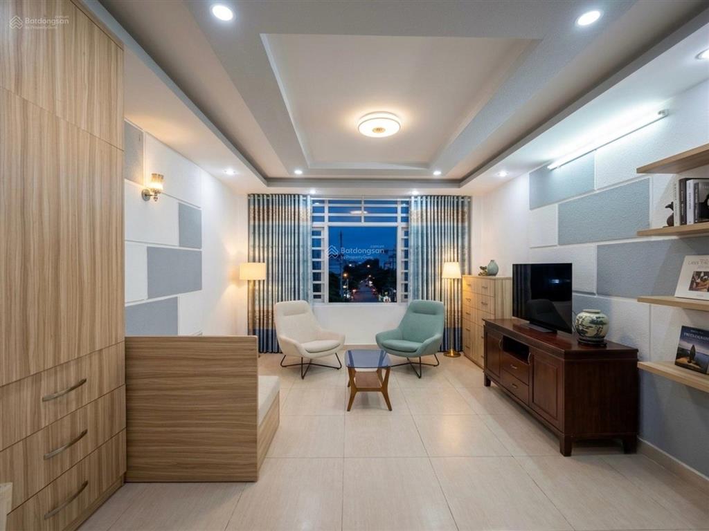 Nhà hẻm xe tải kinh doanh thông  hồ biểu chánh  phú nhuận  40m (4.4x9) vuông a4  5 tầng bt