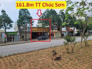 Chính chủ Bán nhà mặt phố, Quốc lộ 6, Thị trấn Chúc Sơn, 161.8m2, sử dụng 256m2; giá 26 tỷ
