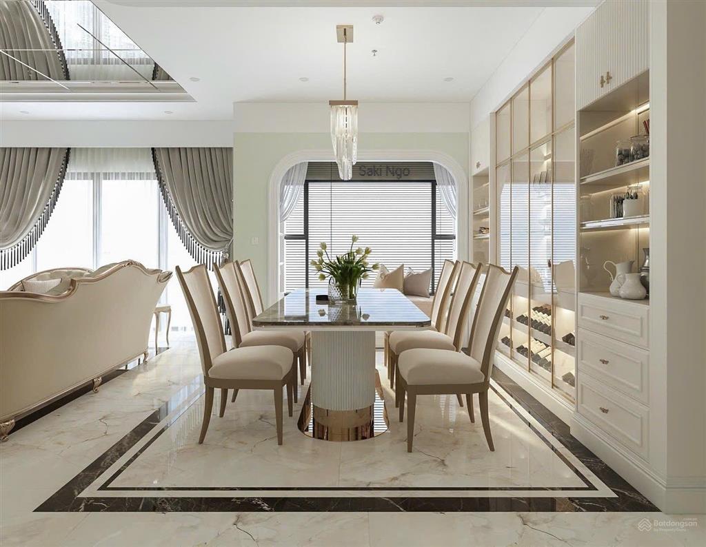 Cho thuê căn hộ cao cấp the river toà 3 hudson dt 126m2 3pn tại trung tâm thủ thiêm q2