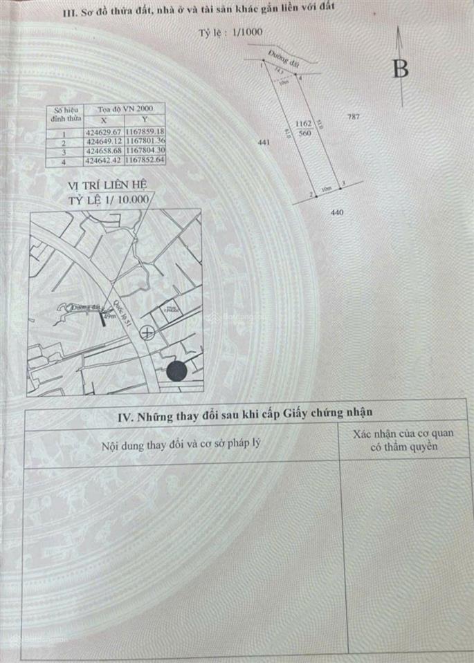 Chính chủ bán lô đất đẹp 560m2  ql51, phú mỹ