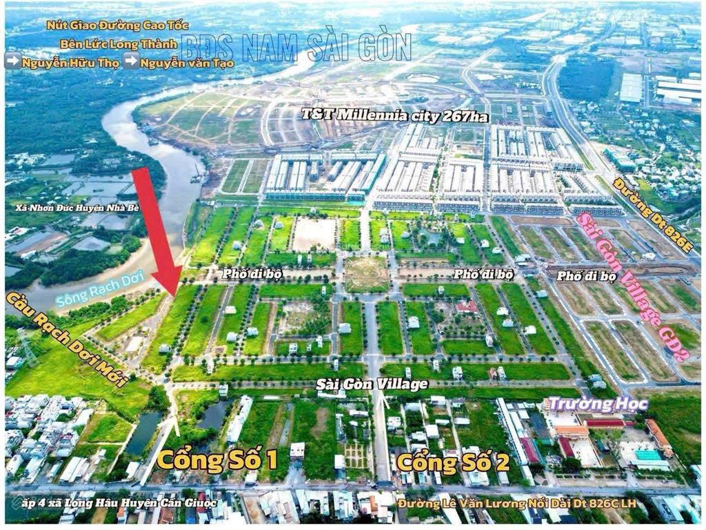 Hàng vip, saigon village, lg 15 m giá chỉ 2 tỷ 060 triệu. dt 80m2, gần sông mát mẻ