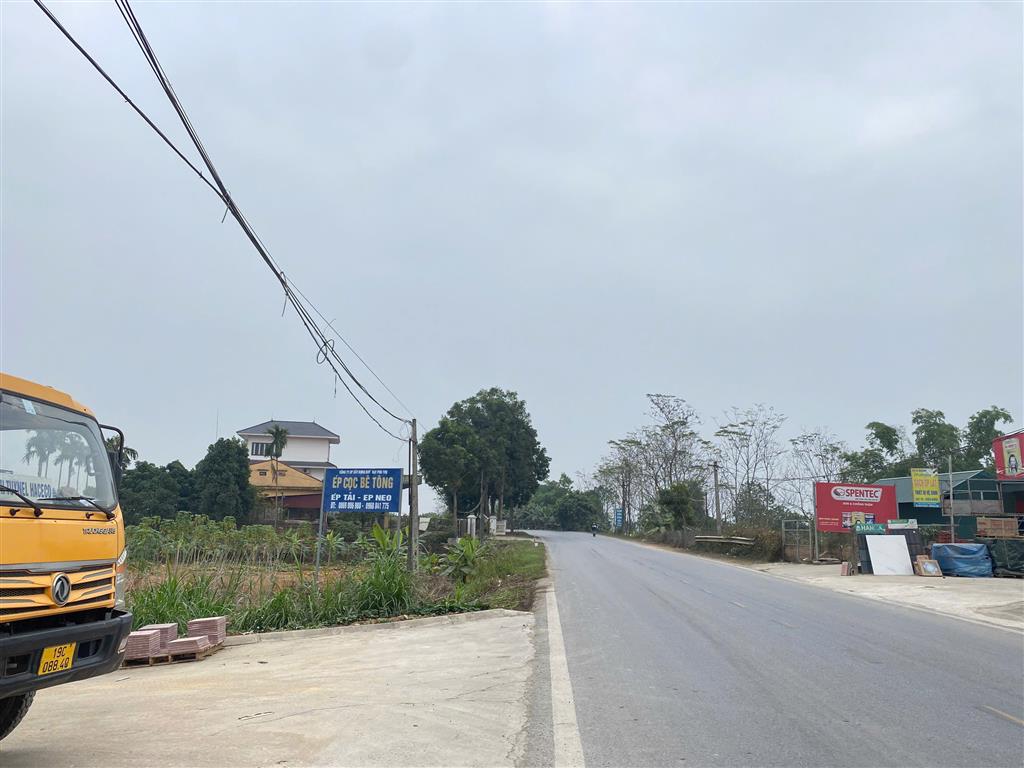 BÁN ĐẤT MẶT ĐƯỜNG CHÍNH VĨNH CHÂN – PHÚ THỌ