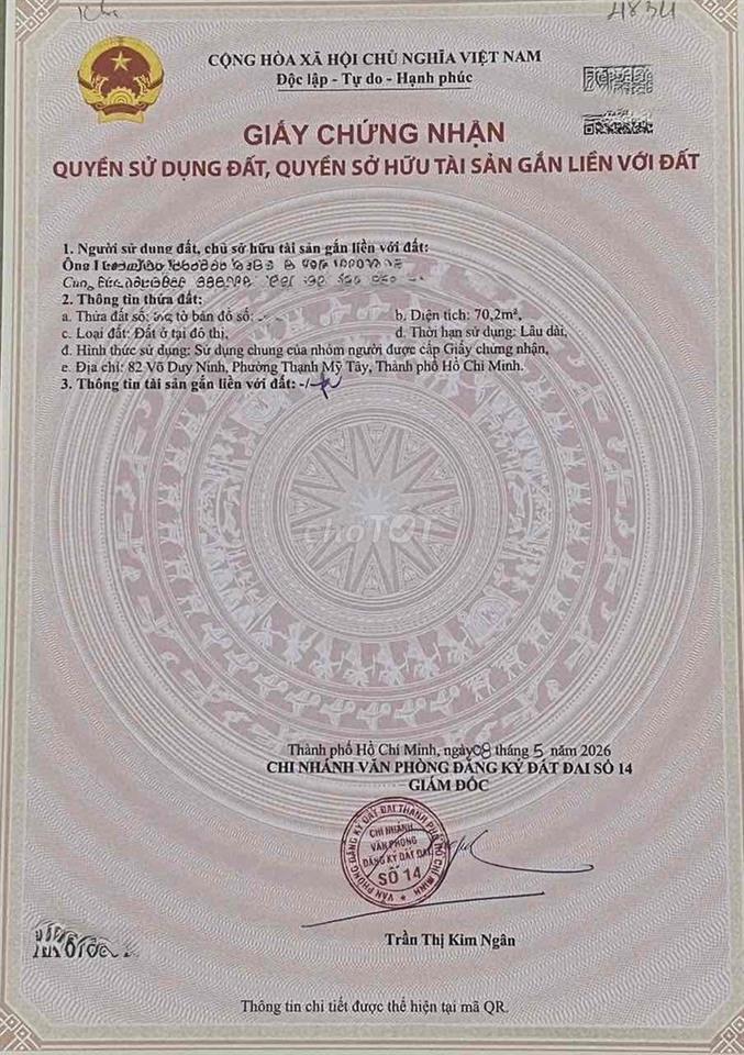 Nhà phố khu đắc địa sát ngay Quận 1