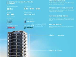 Nổi bật 1pn tầng cao hiyori aqua tower  cách biển 200m  mua giá cđt  nội thất chuẩn nhật bản