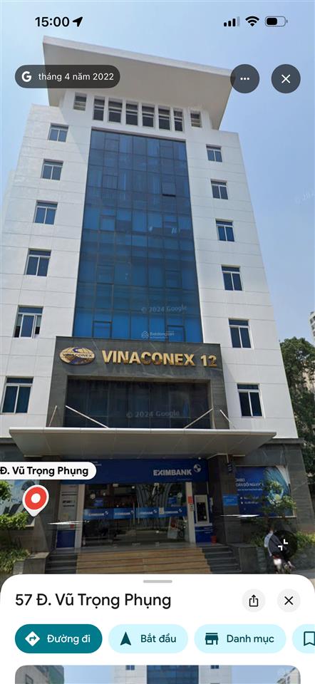 Bán căn hộ tòa vinaconex 57 vũ trọng phụng, 110m2, 8.1 tỷ, 3 ngủ, 2 vs, sổ đỏ cc, full nội thất đẹp