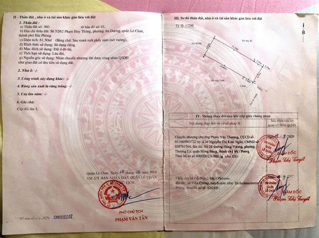 HÀNG HIẾM TRUNG TÂM LÊ CHÂN – CHÍNH CHỦ CẦN BÁN GẤP