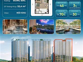 Căn hộ cao cấp charmora city nha trang. 1 ngủ + view nội khu. giá tts95% chỉ 2,430tỷ