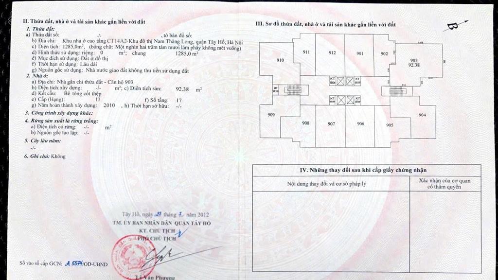 Chính chủ cần đẩy gấp căn 3n 93m2 mặt võ chí công, giá 8,3 tỷ bao phí