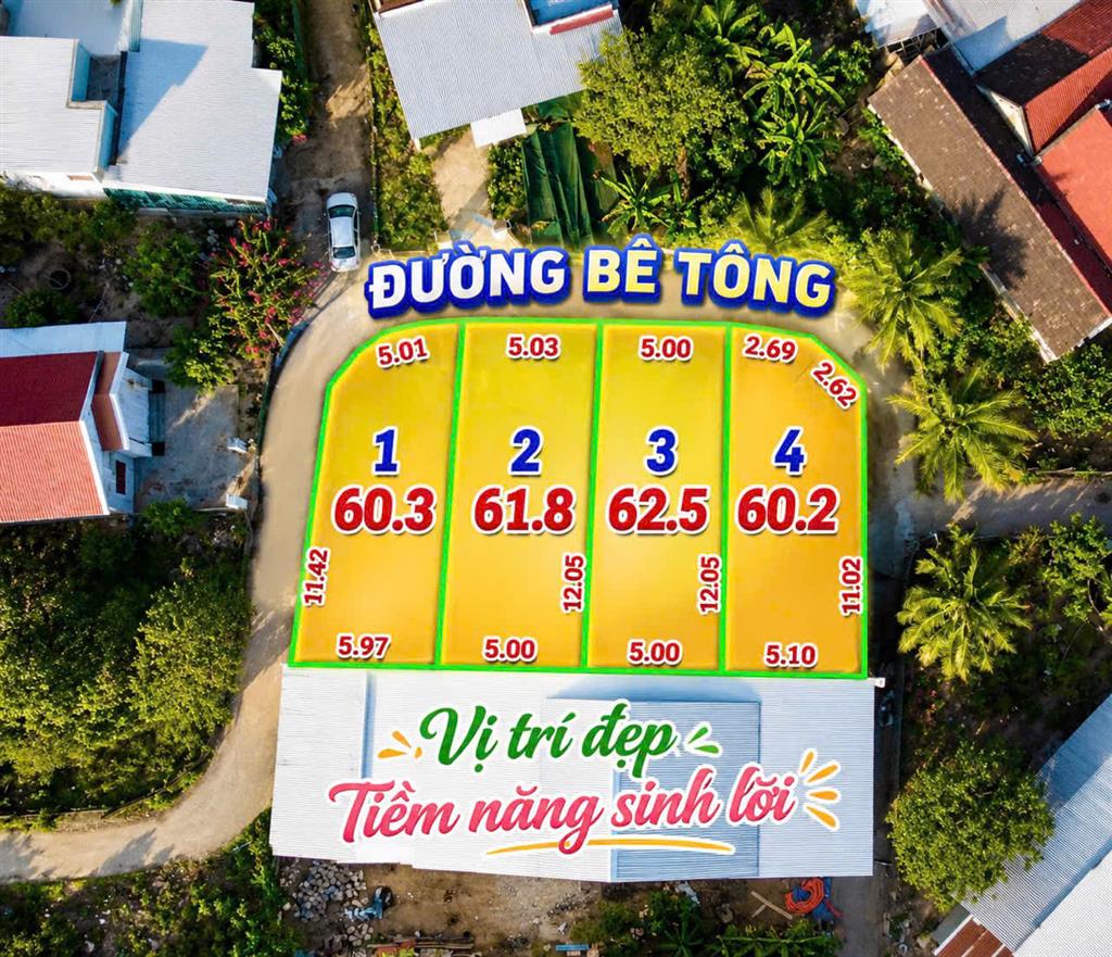 ► CHÍNH CHỦ CẦN BÁN NHANH 4 LÔ ĐẤT DIÊN BÌNH CŨ (Nay thuộc Suối Hiệp mới)