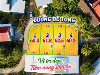 ► CHÍNH CHỦ CẦN BÁN NHANH 4 LÔ ĐẤT DIÊN BÌNH CŨ (Nay thuộc Suối Hiệp mới)