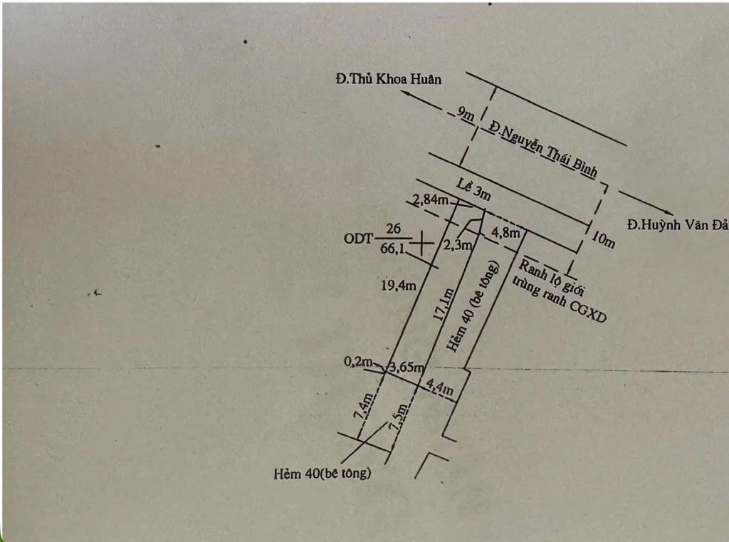 BÁN NHÀ/ĐẤT MẶT TIỀN ĐƯỜNG NGUYỄN THÁI BÌNH – LONG AN