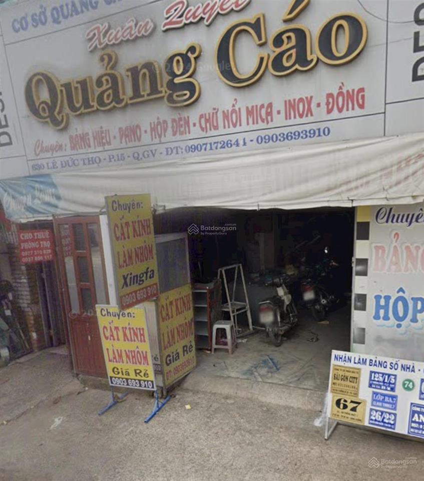 Bán nhà mặt tiền đường lê đức thọ quận gò vấp chính chủ