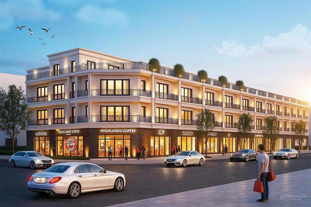 Bán nhanh shophouse 100m2, hỗ trợ vay 70%, 0% lãi 1 năm, ân hạn gốc 36 tháng