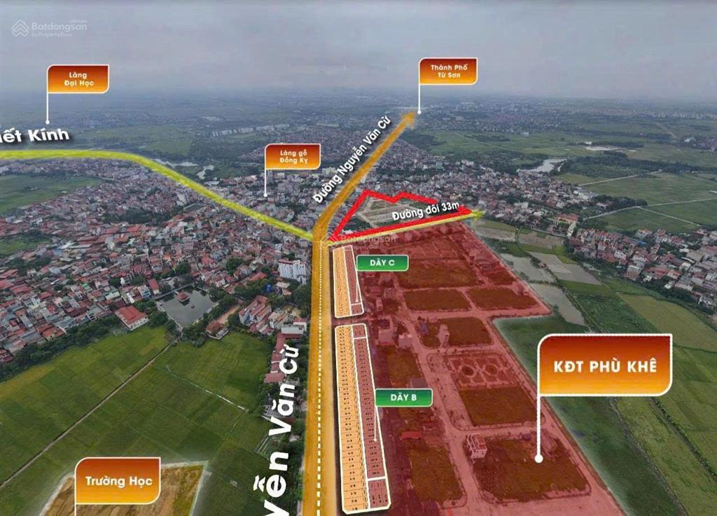 Bán nhanh lô đất nền 95m2, cách vinhomes liên hà 2km, hỗ trợ vay 70%, ck 3% thanh toán sớm