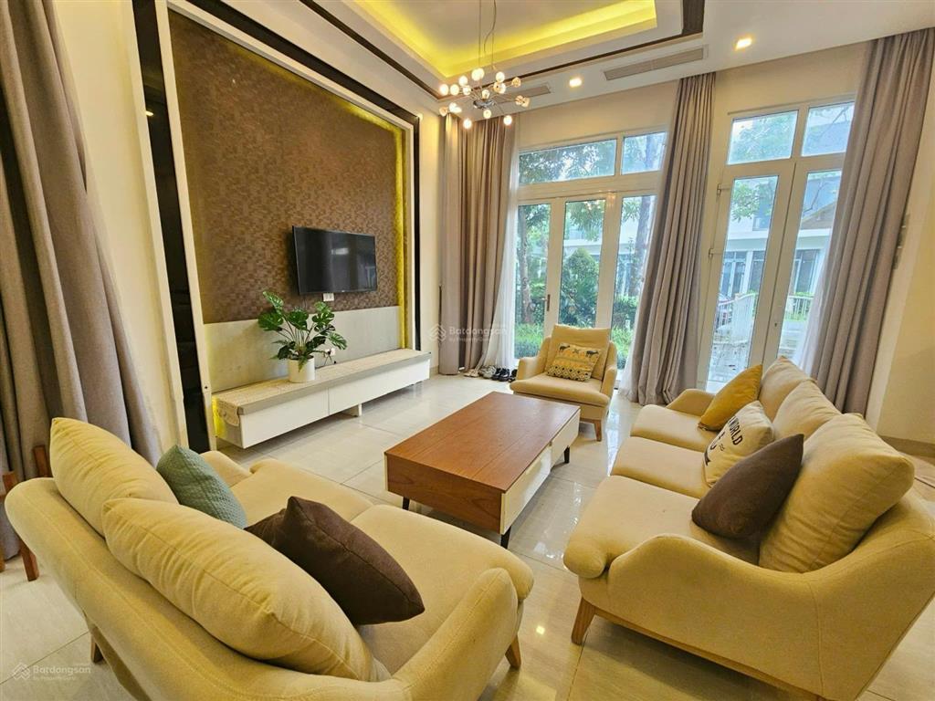 Cần bán căn biệt thự xanh villas có sổ đỏ, đã hoàn thiện full nội thất, giá thấp hơn căn xây thô.