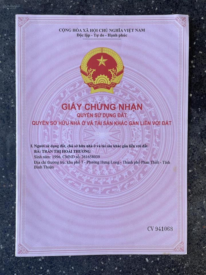 Chính chủ chuyển nhượng đất hàm thạnh, hàm thuận nam, bình thuận diện tích 5.580,9 m2