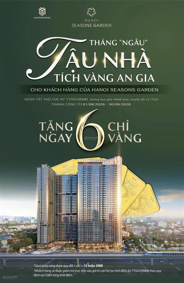 Tháng ngâu tậu nhà tích vàng an gia dự án lumière hanoi seasons garden