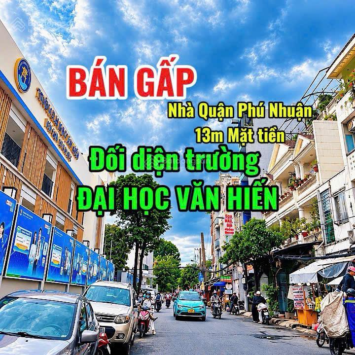 Chủ bán gấp nhà mặt tiền 14m đối diện đại học văn hiến