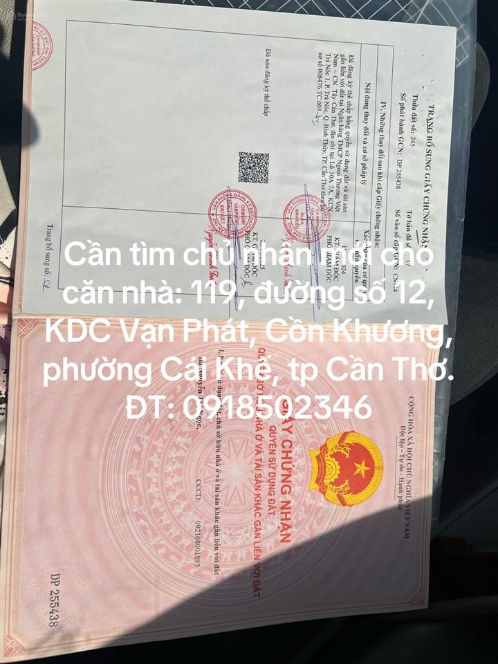 Chính chủ cần bán nhà ở riêng lẻ. một chệt, 2 lầu, vị trí 2 mặt tiền đường lớn.
