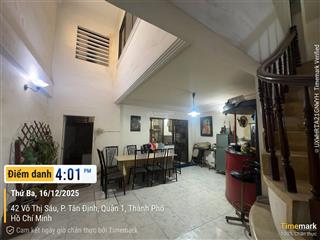 Bán nhà thạch thị thanh 124m²  3 tầng  63.5 tỷ  ngay công viên lê văn tám, khu vip quận 1