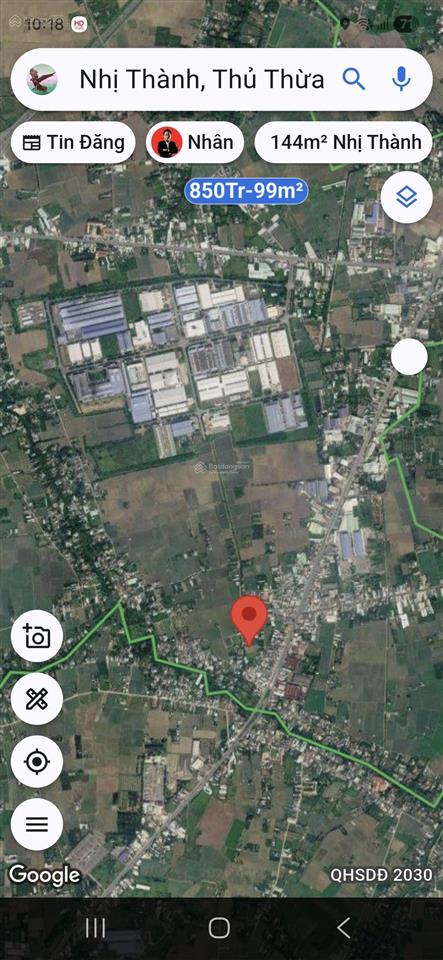 Bán 300m2 thổ tại ấp 5, xã thủ thừa