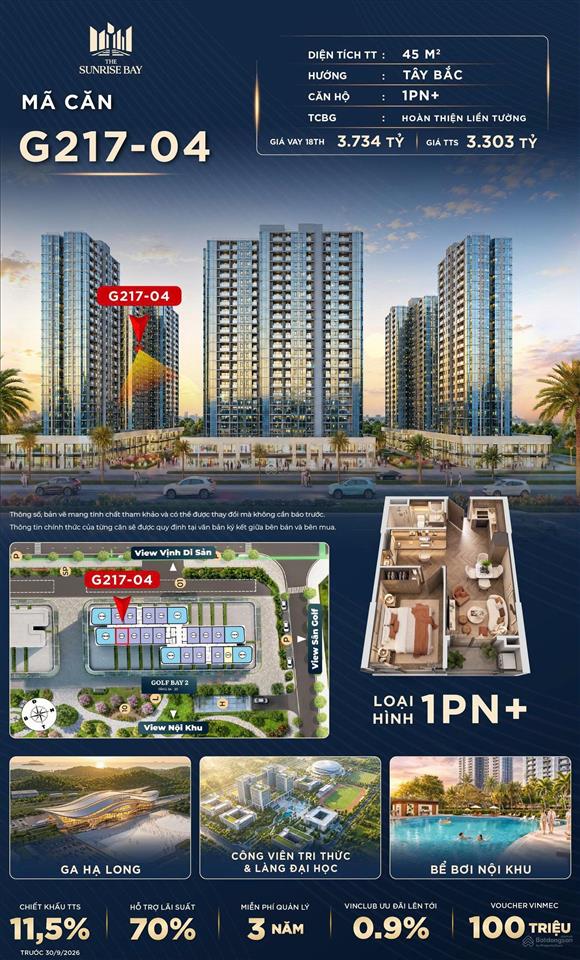 Bên mình có căn đẹp view biển tại dự án hạ long xanh và căn ngủ 1 + đẹp, vừa an cư nghỉ dưỡng