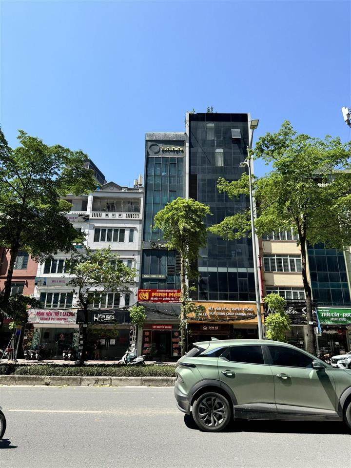 Mặt phố nguyễn hoàng 80m2 x 7t thang máy  kinh doanh đỉnh  2 mặt đường trước sau