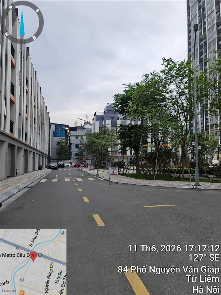 Liền kề hoàng thành pearl  nguyễn văn giáp  view công viên  108m²  mt 7m