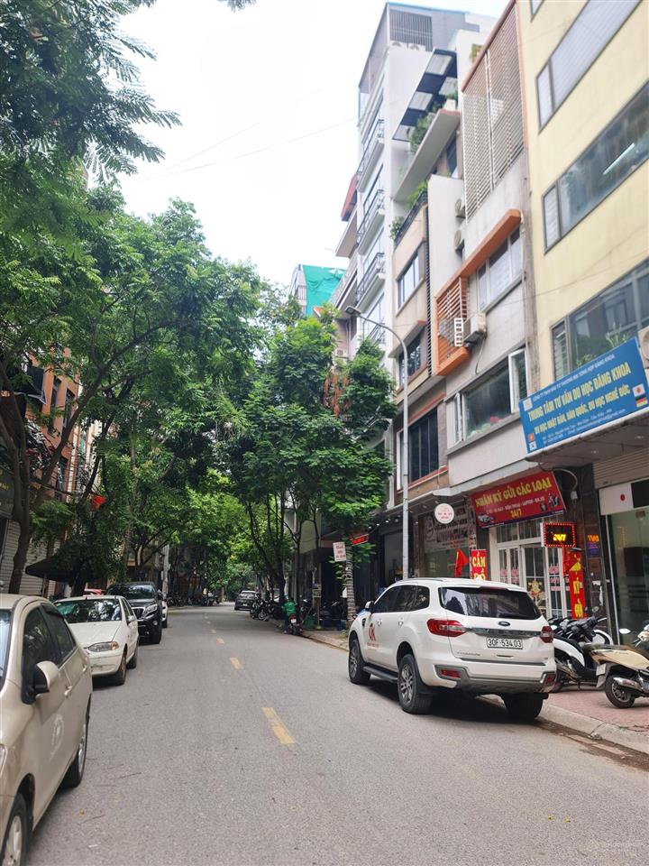 Mặt phố nguyễn khả trạc  8 tầng thang máy  2 mặt tiền trước sau  trung tâm cầu giấy.