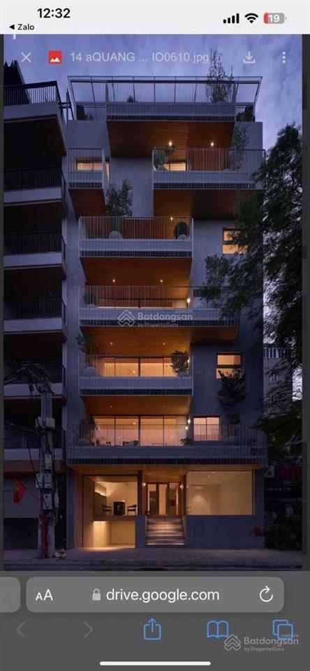 Hot hot siêu phẩm apartment dịch vụ view hồ tây quảng khánh 100m2 9t mt 10m, chỉ 118 tỷ