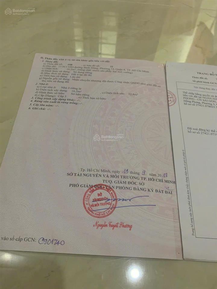 Cần bán nhà hẻm bình đông phường phú định (p14  quận 8 củ)