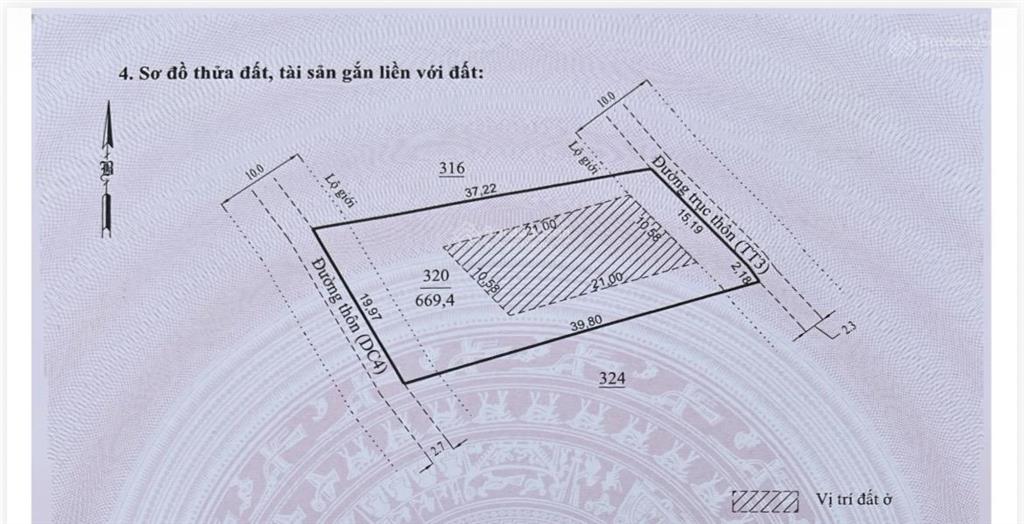 Bán đất tại xã đơn dương, lâm đồng, 2,5 tỷ, 669,4 m2, hàng hiếm giá siêu hời