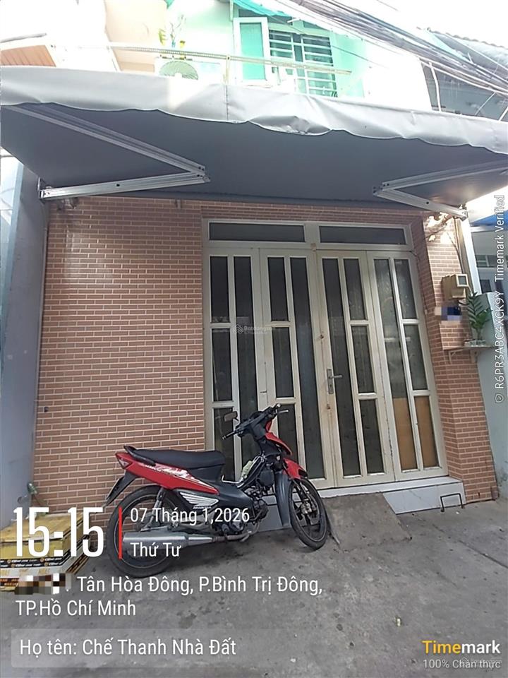 Bán trong tuần nhà trệt lầu, 2pn, 2wc tân hòa đông giáp quận 6, gần ngã tư bốn xã, giá 2,75 tỷ (tl)