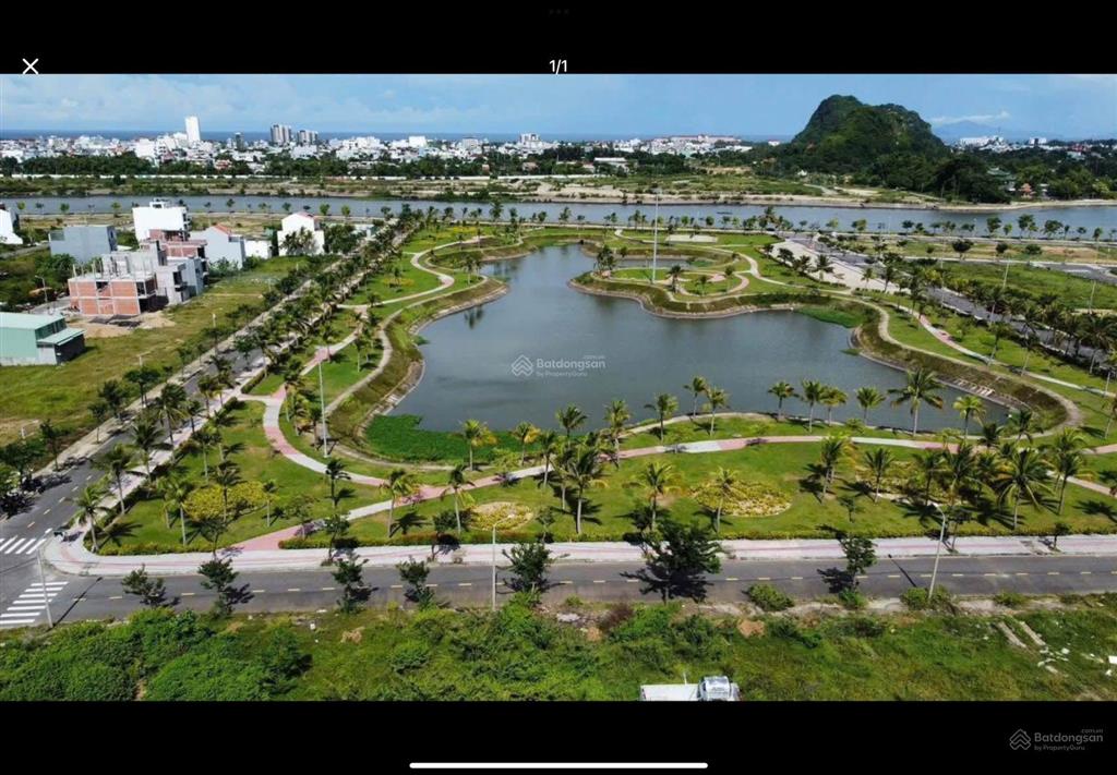Lô góc bờ quan 3 diện tích 290m2  chỉ 60 triệu/m2  nam hòa xuân đà nẵng