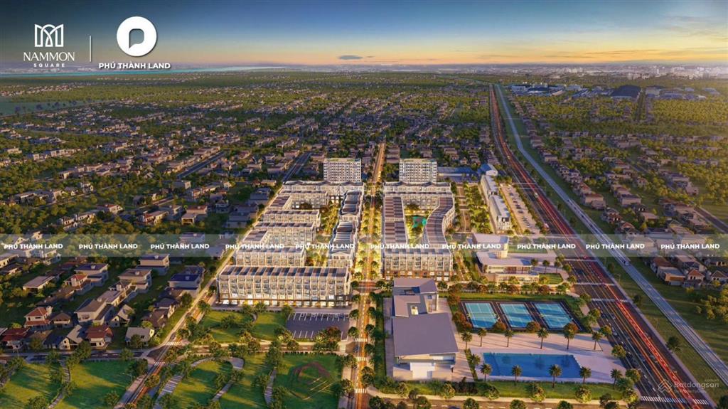 Sở hữu shophouse nammon square diện tích 98m2, mặt quốc lộ 1a 90m, gần ngay đường 120m