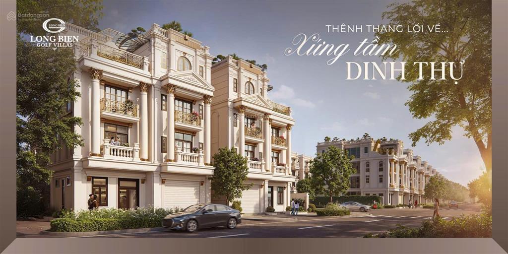 Villas view sân golf long biên, nhà mới, ký trực tiếp chủ đầu tư