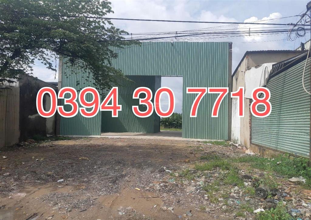 Bán kho, xưởng mặt tiền đường tại 7a223, nguyễn văn bứa, xã phạm văn hai, hcm  16 tỷ  579 m2