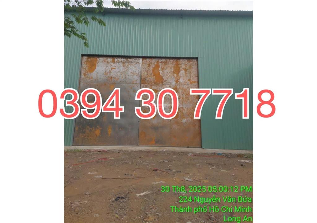 Bán kho, xưởng mặt tiền đường tại 7a223, nguyễn văn bứa, xã phạm văn hai, hcm  16 tỷ  579 m2