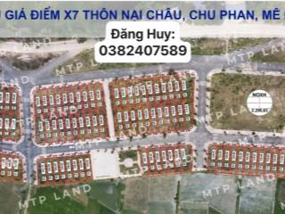 Ngày 15/06 đấu giá 24 thửa đất x7 nại châu yên lãng