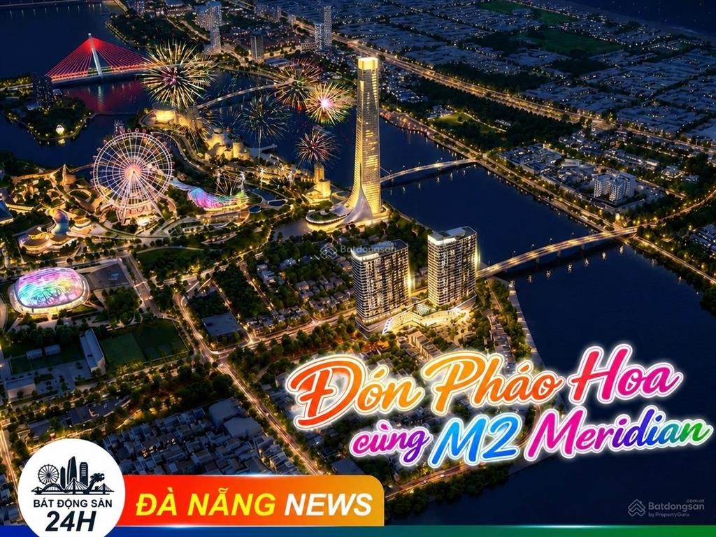 Ra mắt căn hộ tại the meridian ngay trung tâm đà nẵng, 4,4 tỷ vnd, 48,61m2, 1pn, 1wc